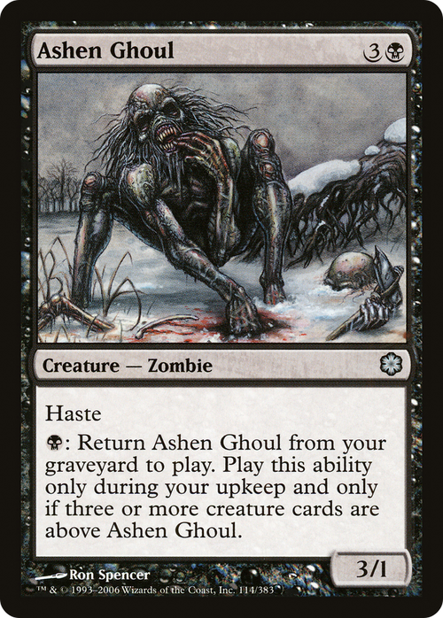 Ashen Ghoul (CTD-114) - Coldsnap Theme Decks