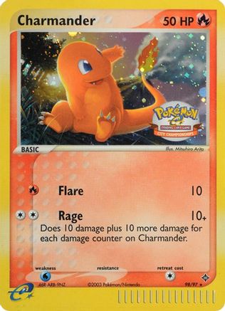 Charmander - 98/97 (City Championships)/97  - Holofoil League & Championship Cards - Promo