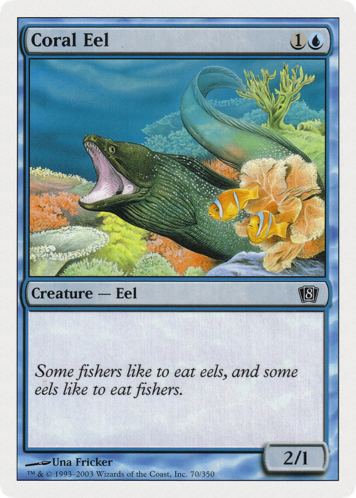 Coral Eel (8ED-070) - 8th Edition Foil