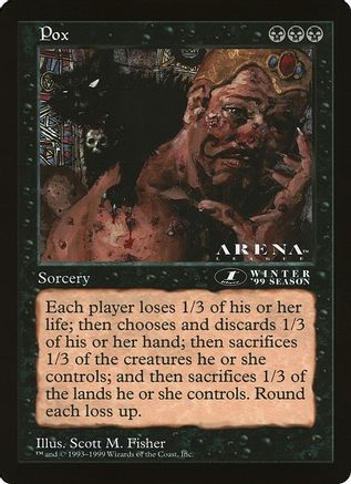 Pox (1st Place) (Arena League) (OVER-) - Oversize Cards