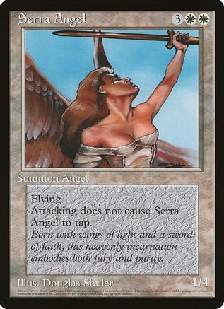 Serra Angel (Wizards of the Coast Caravan Tours) (OVER-) - Oversize Cards