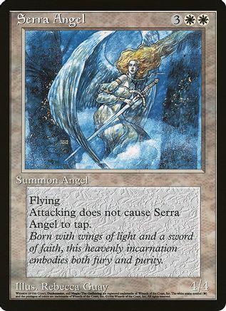 Serra Angel (Comic Insert) (OVER-) - Oversize Cards