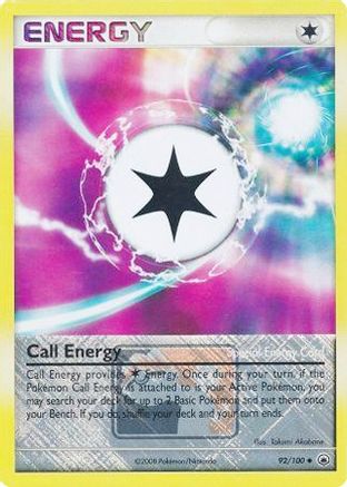 Call Energy - 92/100 (League Promo)/100  - Reverse Holofoil League & Championship Cards - Promo