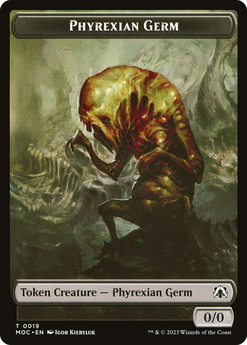 Phyrexian Germ (TMOC-019) - March of the Machine Commander Tokens