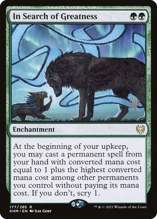 In Search of Greatness (PPKHM-177P) - Kaldheim Promos
