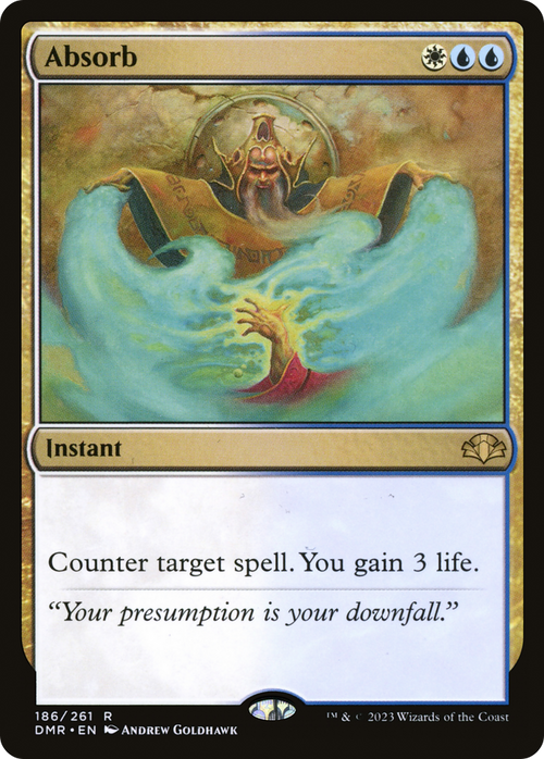 Absorb (DMR-186) - Dominaria Remastered Foil