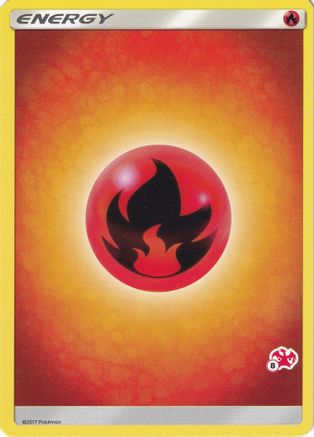 Fire Energy (#8 Charizard Stamped)  Battle Academy - Promo
