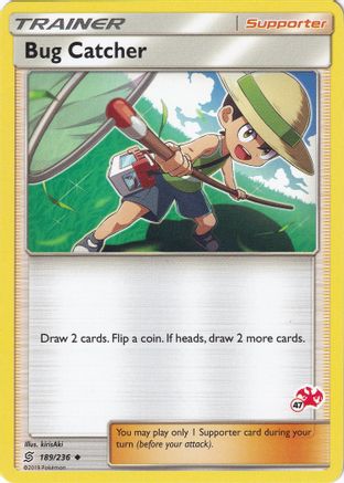 Bug Catcher - 189/236 (#47 Charizard Stamped)/236  Battle Academy - Promo