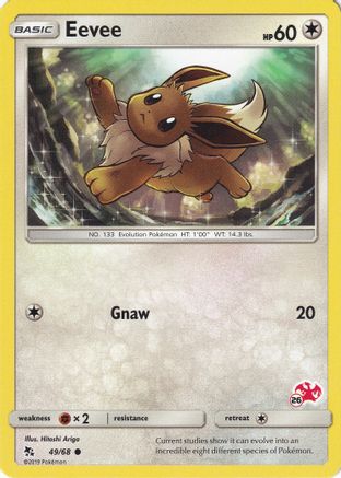 Eevee (#26 Charizard Stamped) 049/068  Battle Academy - Promo