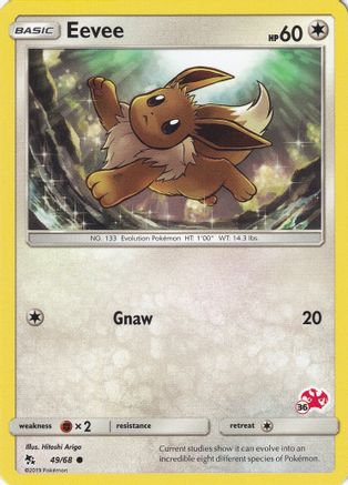 Eevee (#36 Charizard Stamped) 049/068  Battle Academy - Promo