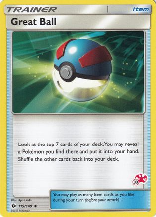 Great Ball - 119/149 (#33 Charizard Stamped)/149  Battle Academy - Promo