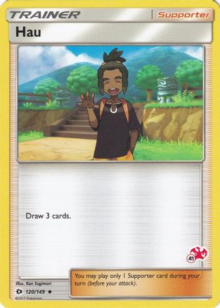 Hau - 120/149 (#41 Charizard Stamped)/149  Battle Academy - Promo