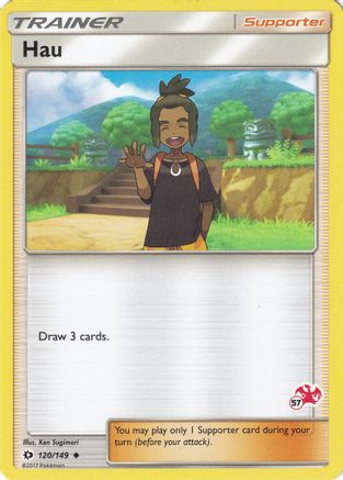 Hau - 120/149 (#57 Charizard Stamped)/149  Battle Academy - Promo