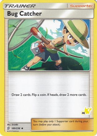 Bug Catcher - 189/236 (#46 Pikachu Stamped)/236  Battle Academy - Promo