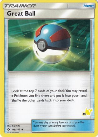Great Ball - 119/149 (#49 Pikachu Stamped)/149  Battle Academy - Promo