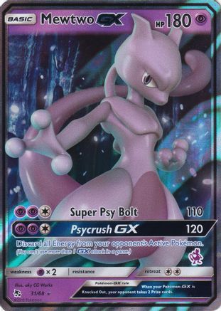 Mewtwo GX (Mewtwo Stamped) 031/068  - Holofoil Battle Academy - Promo