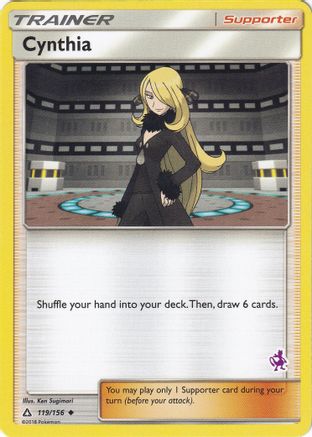 Cynthia (Mewtwo Stamped) 119/156  Battle Academy - Promo