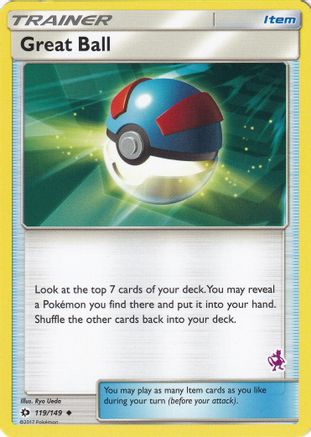Great Ball - 119/149 (Mewtwo Stamped)/149  Battle Academy - Promo