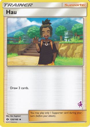 Hau - 120/149 (Mewtwo Stamped)/149  Battle Academy - Promo