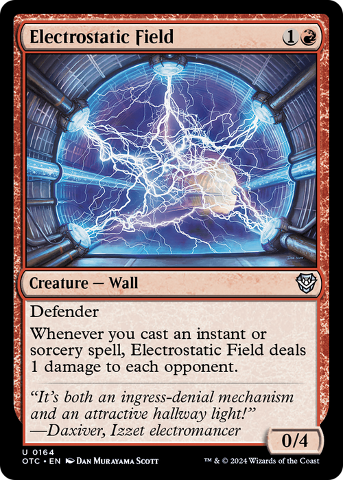 Electrostatic Field (OTC-164) - Outlaws of Thunder Junction Commander