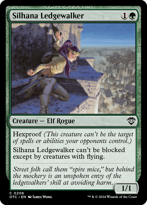 Silhana Ledgewalker (OTC-206) - Outlaws of Thunder Junction Commander
