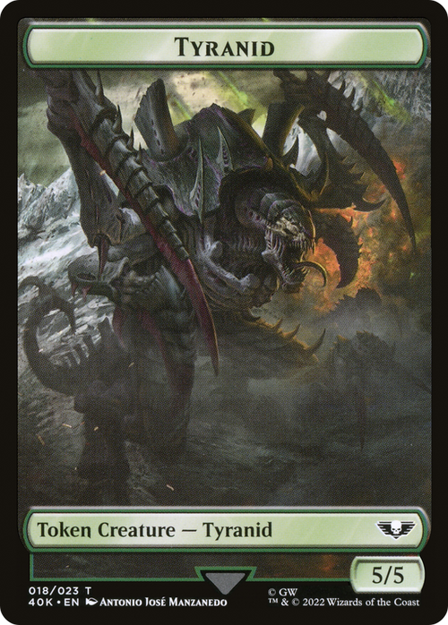 Tyranid (T40K-018) - Warhammer 40,000 Tokens