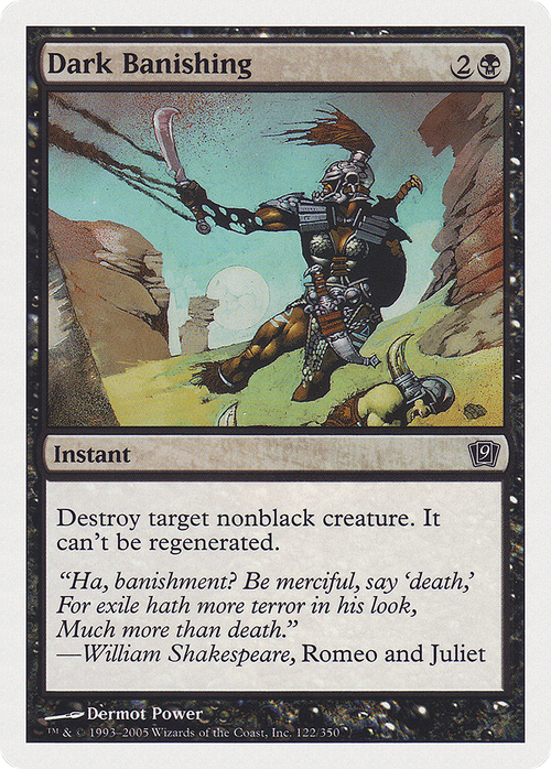 Dark Banishing (9ED-122) - 9th Edition Foil