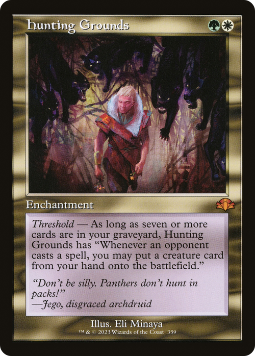 Hunting Grounds (Retro Frame) (DMR-359) - Dominaria Remastered Foil