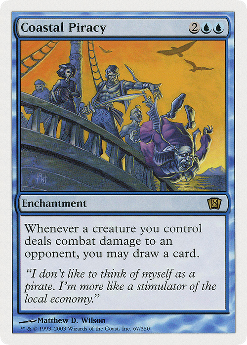 Coastal Piracy (8ED-067) - 8th Edition Foil