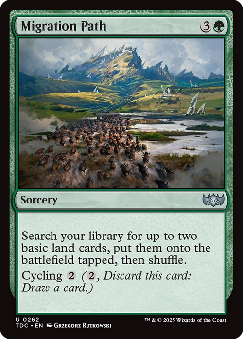 Migration Path (TDC-262) - Commander: Tarkir: Dragonstorm
