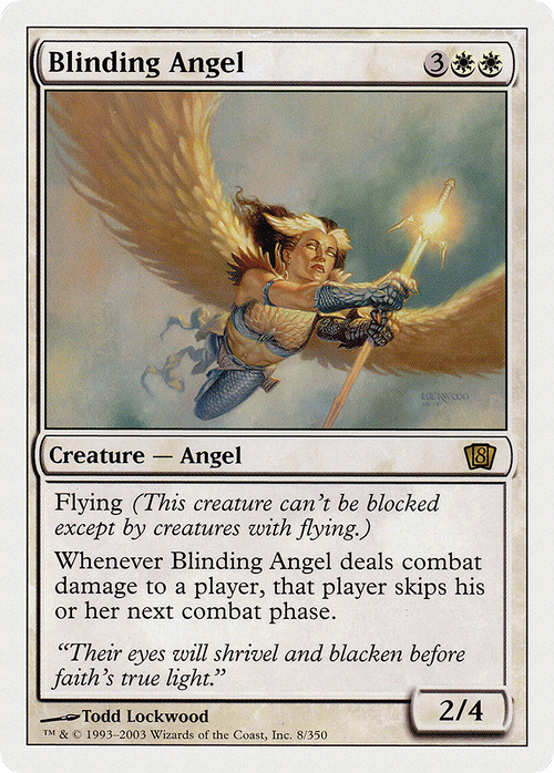 Blinding Angel (8ED-008) - 8th Edition Foil