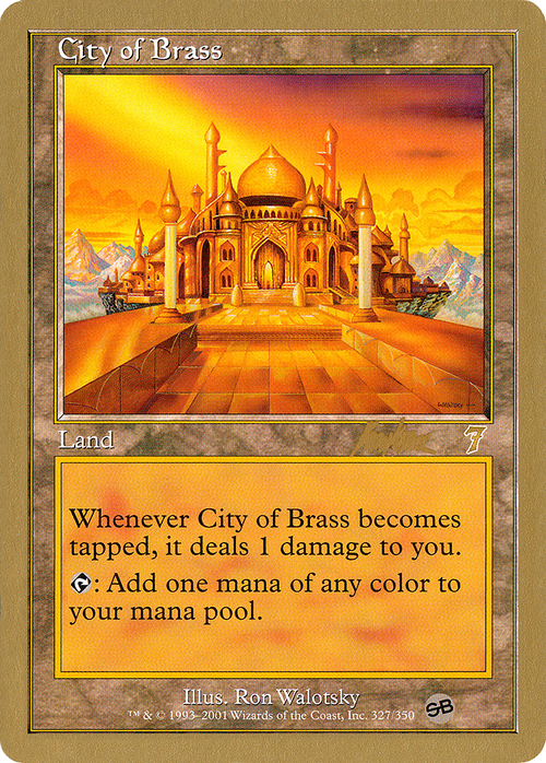 City of Brass - 2002 Brian Kibler (7ED) (SB) (WCD-) - World Championship Decks 2002