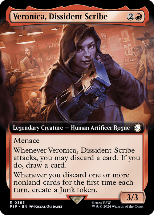 Veronica, Dissident Scribe (Extended Art) (PIP-395) - Fallout: (Extended Art)