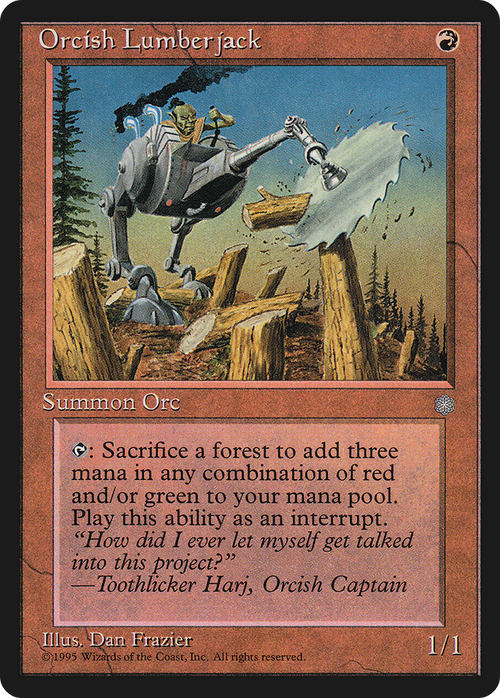 Orcish Lumberjack (ICE-) - Ice Age