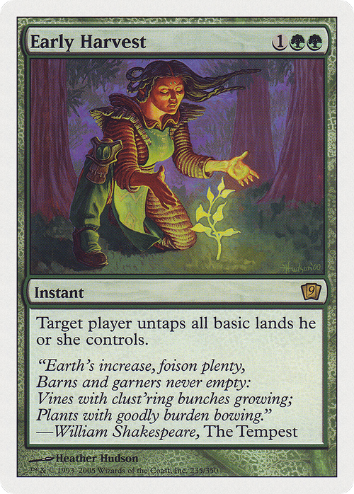 Early Harvest (9ED-235) - 9th Edition
