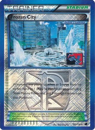 Frozen City (Team Plasma) - 100/116 (League Promo)/116  - Reverse Holofoil League & Championship Cards - Promo