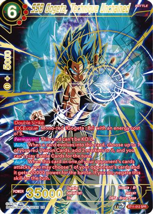 SSB Gogeta, Technique Unchained (SPR) (BT11-012) - Vermilion Bloodline