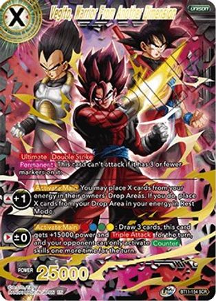 Vegito, Warrior From Another Dimension (BT11-154) - Vermilion Bloodline