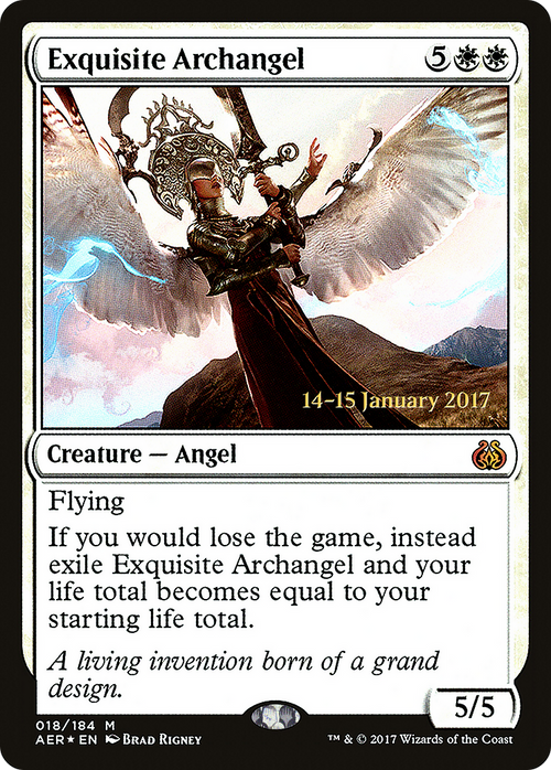 Exquisite Archangel (PRE-18S) - Aether Revolt Promos Foil