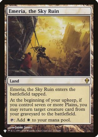 Emeria, the Sky Ruin (LIST-213/249) - The List Reprints
