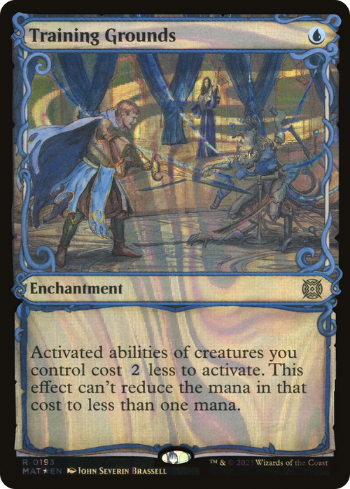 Training Grounds (Halo Foil) (MAT-193) - March of the Machine: The Aftermath: (Showcase) Foil