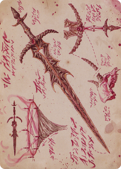 Blackblade Reforged // Blackblade Reforged (ABRO-056) - The Brothers' War Art Series (Borderless) Foil