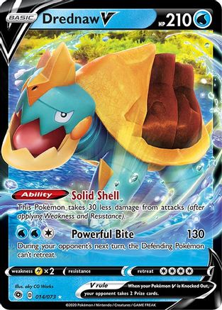 Drednaw V 014  - Holofoil Champions Path - Ultra Rare