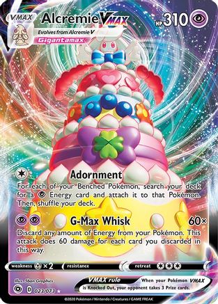 Alcremie VMAX 023  - Holofoil Champions Path - Ultra Rare