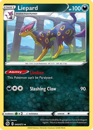 Liepard 040  Champions Path - Uncommon