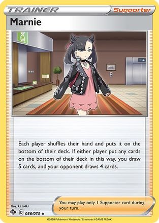 Marnie 056  - Reverse Holofoil Champions Path - Holo Rare