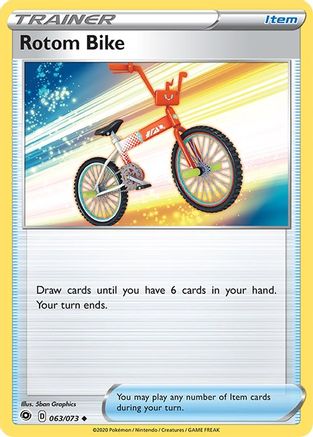 Rotom Bike 063  Champions Path - Uncommon