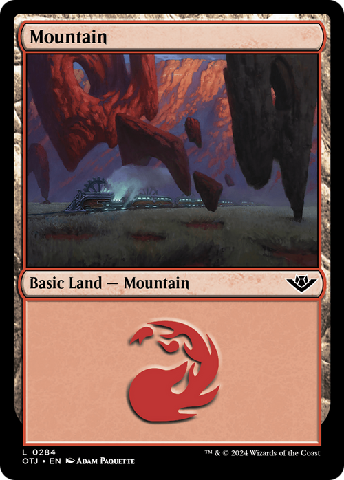 Mountain (0284) (OTJ-284) - Outlaws of Thunder Junction Foil