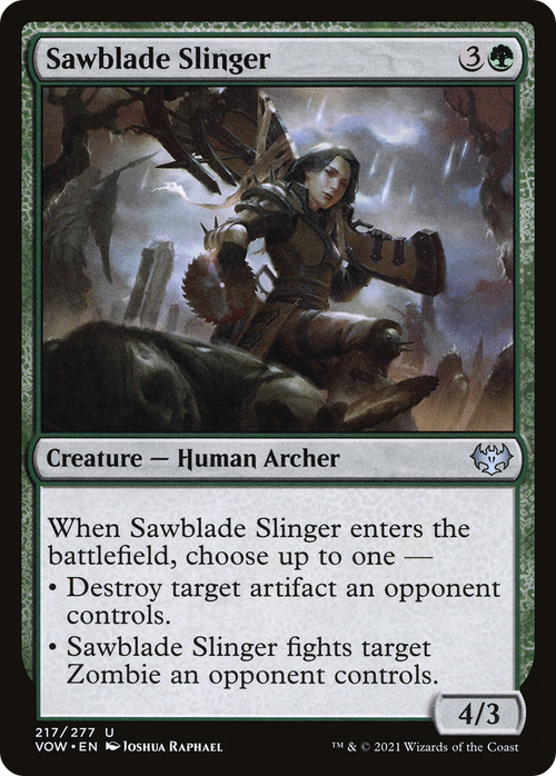 Sawblade Slinger (VOW-217) - Innistrad: Crimson Vow
