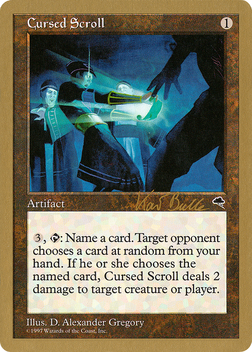Cursed Scroll - 1999 Kai Budde (TMP) (WCD-) - World Championship Decks 1999